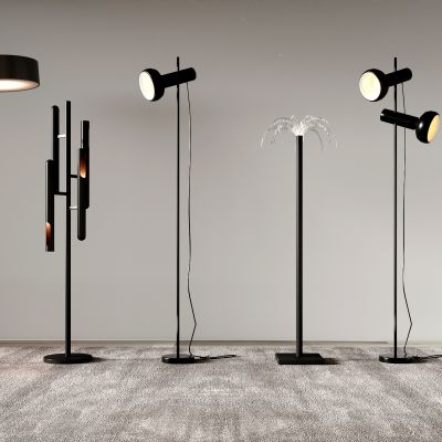 简约落地灯不锈钢铁艺布艺现代落中式欧式地灯
