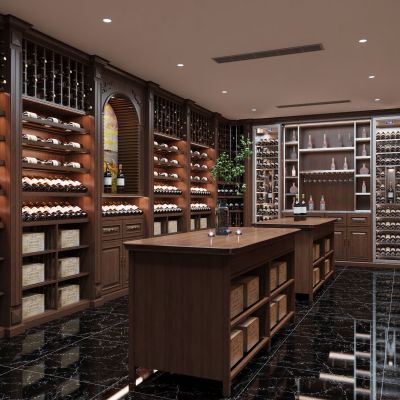 实木红酒窖冷藏室恒温室恒温柜展示柜冷藏柜红酒酒窖