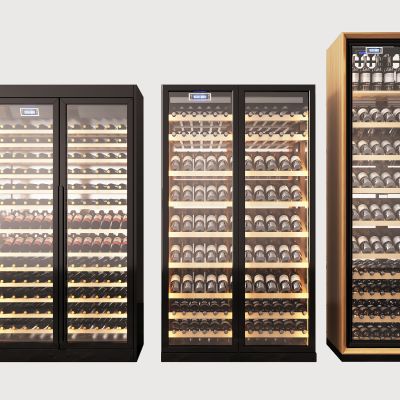 不锈钢实木红酒窖冷藏室恒温室恒温柜展示柜冷藏柜红酒酒窖