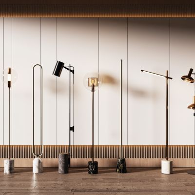 简约落地灯不锈钢铁艺布艺现代落中式欧式地灯