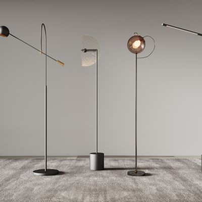 简约落地灯不锈钢铁艺布艺现代落中式欧式地灯