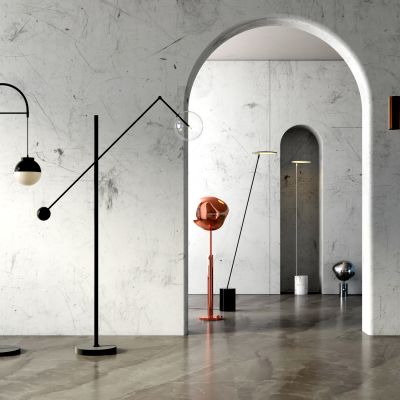 简约落地灯不锈钢铁艺布艺现代落中式欧式地灯