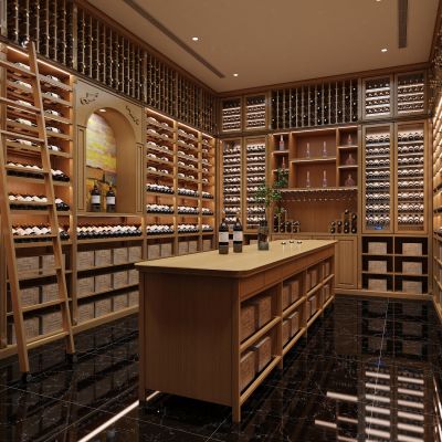 实木红酒窖冷藏室恒温室恒温柜展示柜冷藏柜红酒酒窖