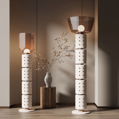 简约落地灯不锈钢铁艺布艺现代落中式欧式地灯