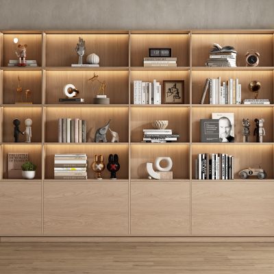 现代书柜书架