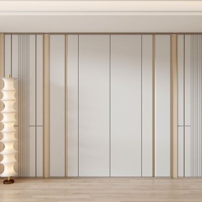 客餐厅新中式电视沙发背景墙