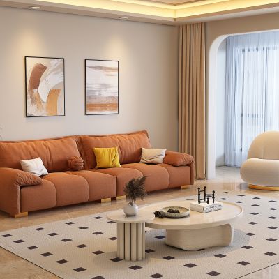 奶油风客厅