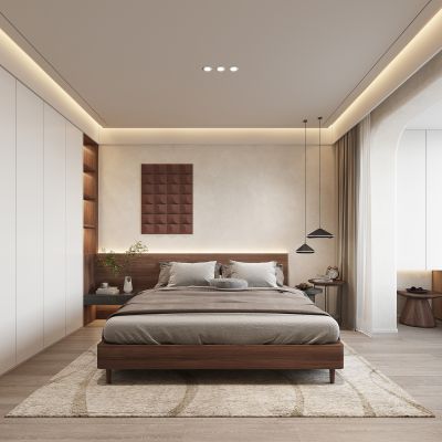 侘寂风卧室