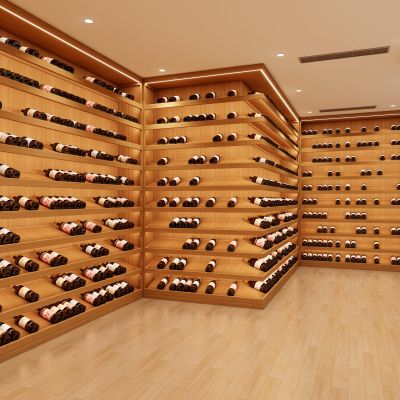 实木红酒窖冷藏室恒温室恒温柜展示柜冷藏柜红酒酒窖