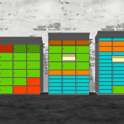 现代快递柜丰巢快递柜收纳柜取货柜自提柜寄存柜菜鸟驿站储藏柜