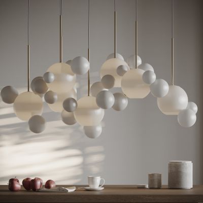 现代吊灯 球形灯 艺术灯