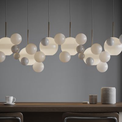 现代吊灯 球形灯 艺术灯