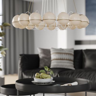 现代吊灯 球形灯 艺术灯