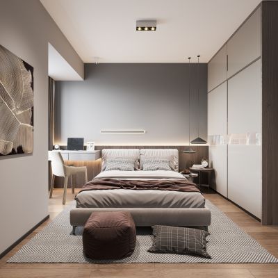 现代卧室