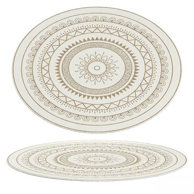 圆形地毯 0013D模型