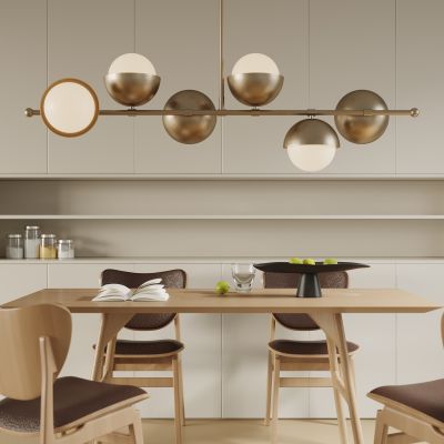 现代吊灯 轻奢吊灯 球形灯 艺术灯