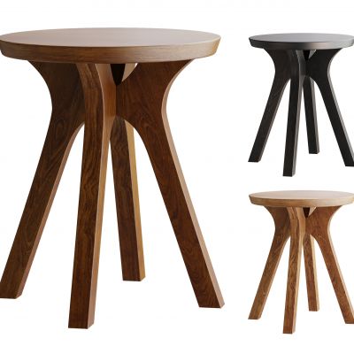 Hay现代实木矮凳