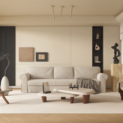 侘寂中古风客厅