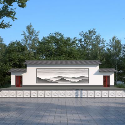 新中式户外乡村舞台