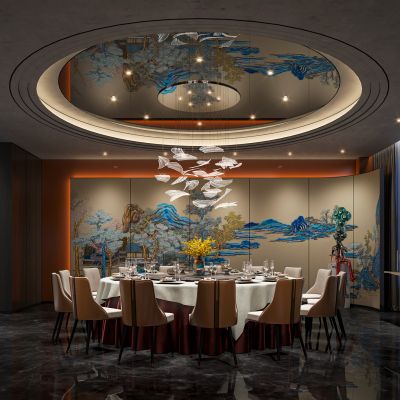 新中式餐饮包间 包厢