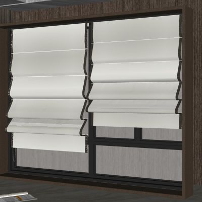 新中式百叶帘竹帘窗帘席帘卷帘