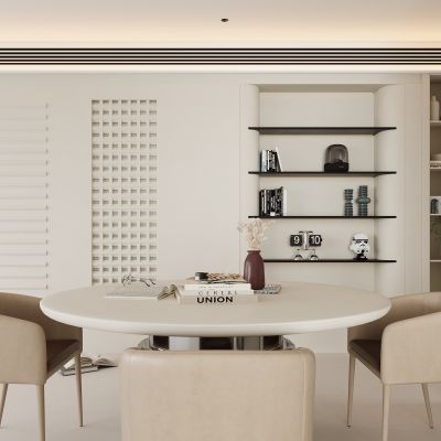 现代餐厅 餐边柜 餐桌椅 酒柜  餐桌