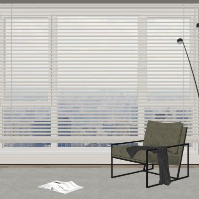 现代窗帘折叠帘百叶窗帘落地窗帘1