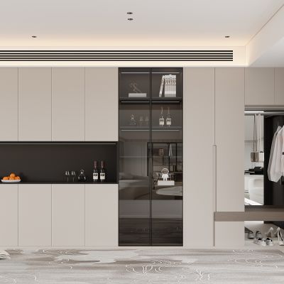 现代餐边柜 鞋柜 换鞋凳 衣服包包鞋子 装饰品摆件