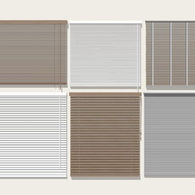 新中式窗帘竹帘席帘卷帘窗户百叶窗现代金属百叶窗