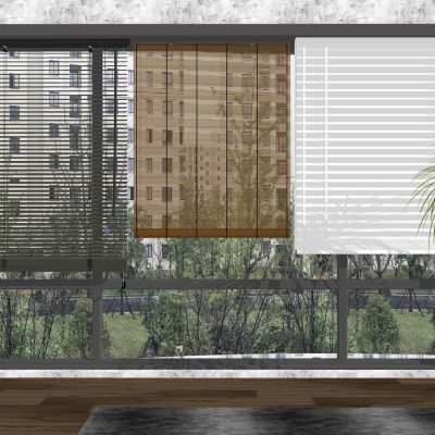新中式室内竹帘窗帘席帘卷帘百叶窗