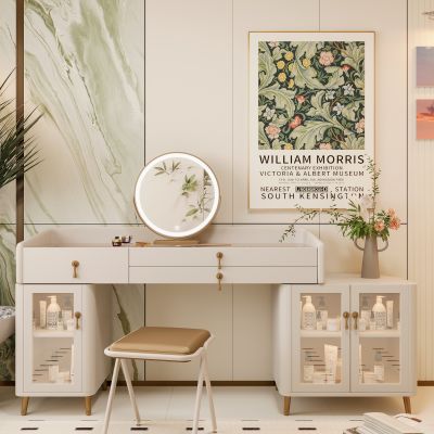 现代奶油梳妆台