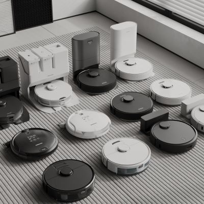 现代扫地机器人 智能家电 智能机器电器