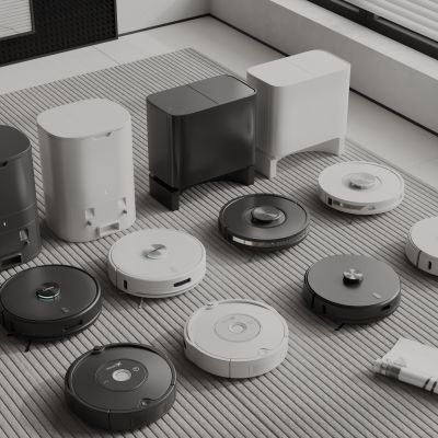 现代扫地机器人 智能家电 智能机器电器