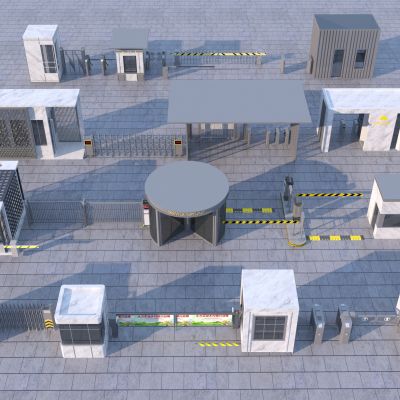 现代岗亭 保安亭