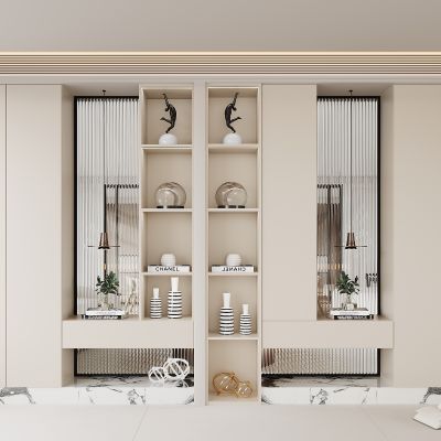 现代鞋柜 换鞋凳 衣服包包鞋子 装饰品摆件