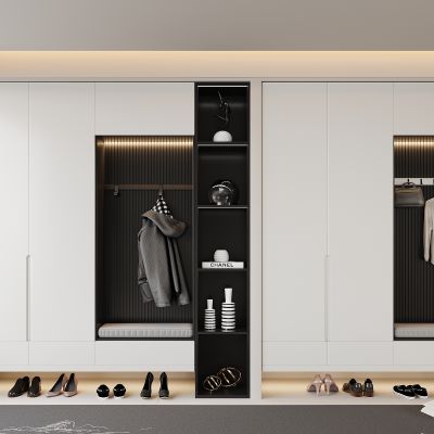 现代鞋柜 换鞋凳 衣服包包鞋子 装饰品摆件