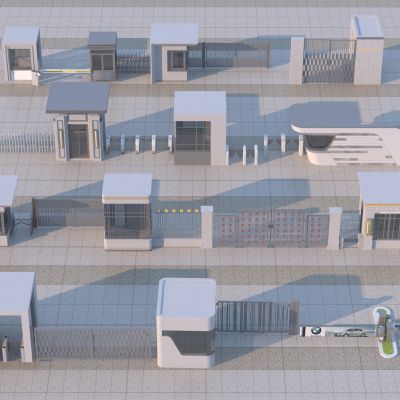 现代岗亭 保安亭