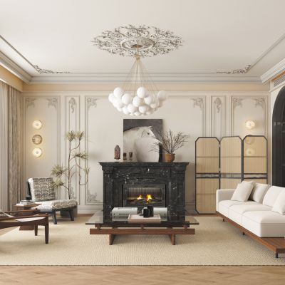 法式中古风客厅