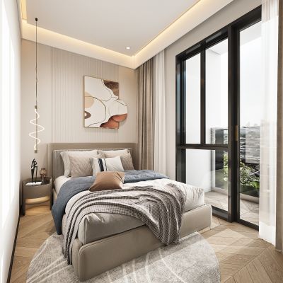 现代卧室