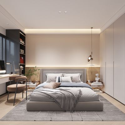 现代卧室