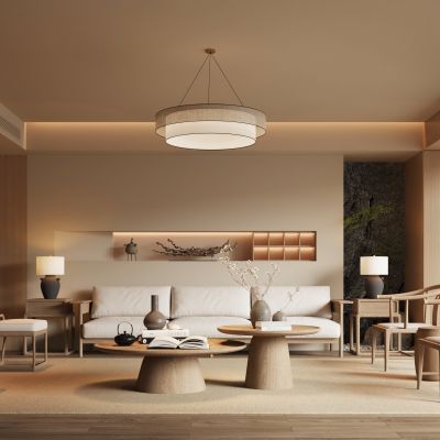 新中式宋式风客厅