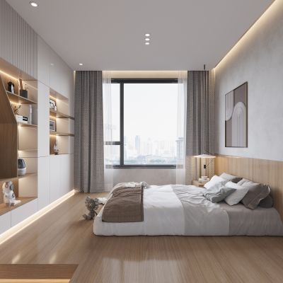 现代榻榻米卧室