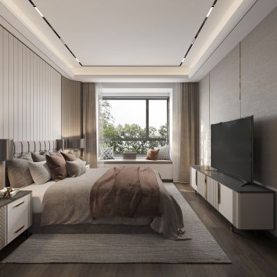 现代卧室