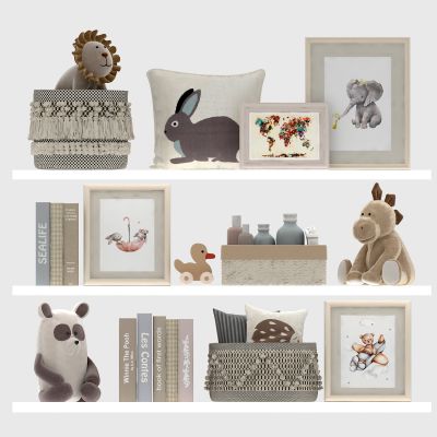 玩具 玩偶 置物架 书架  儿童玩具