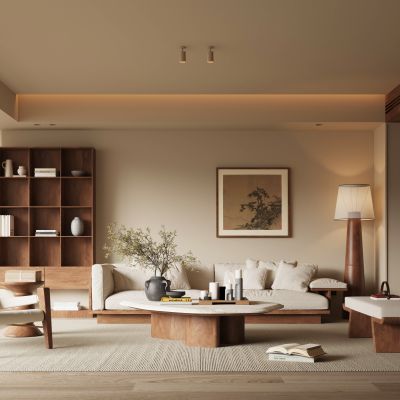 新中式宋式风客厅