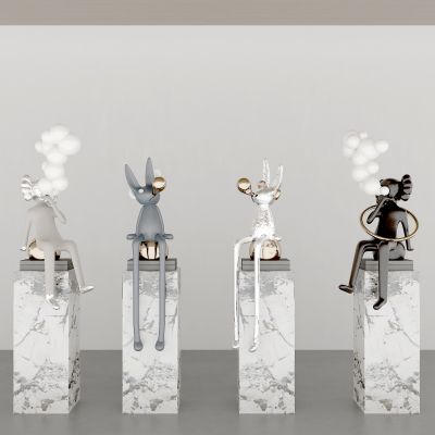 潮玩 雕塑 装饰摆件