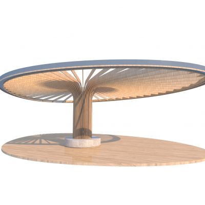 现代休闲柱子廊架 亭子