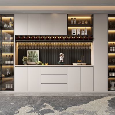 现代轻奢酒柜