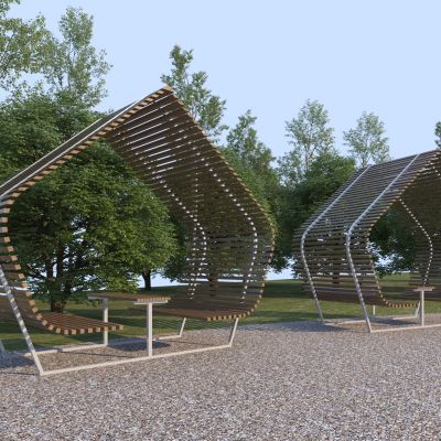 现代创意景观座椅 异形座椅