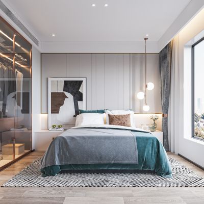 现代卧室